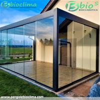 Pergole bioclimatiche 4x4 m PROFESSIONALI con LED