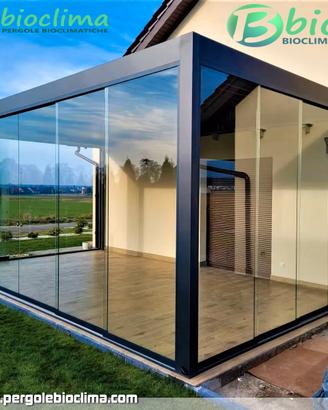 Pergole bioclimatiche 4x4 m PROFESSIONALI con LED