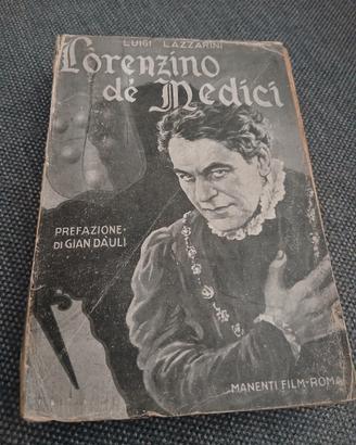 Libro Lorenzino de' Medici - Ed. Aurora 1935 (Cine
