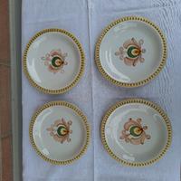 4PIATTI PICCOLI MANIFATTURA DERUTA 