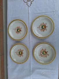 4PIATTI PICCOLI MANIFATTURA DERUTA 