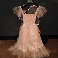 vestito carnevale Fatina rosa 8 anni