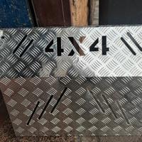 Piastra paramotore paracoppa panda 4x4 141 allumin