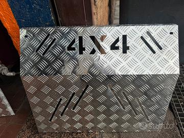 Piastra paramotore paracoppa panda 4x4 141 allumin