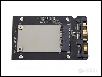 SCHEDA ADATTATORE SSD M-SATA A SATA