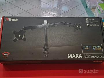 BRACCIO DOPPIO MONITOR PER TV