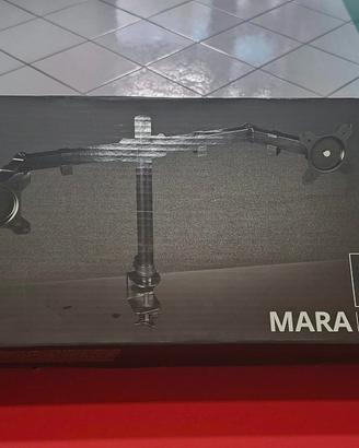 BRACCIO DOPPIO MONITOR PER TV