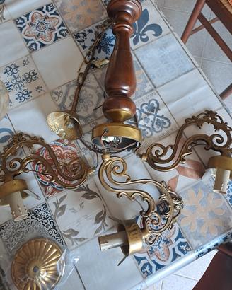 Lampadario classico vintage 