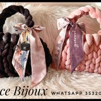 Borse fatte a mano marshmallow chunky bag