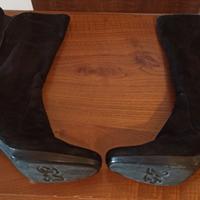 Stivali melluso scamosciati neri 39 nuovi scarpe