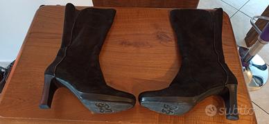 Stivali melluso scamosciati neri 39 nuovi scarpe