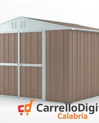 Box struttura lamiera Acciaio 327x307 tortora