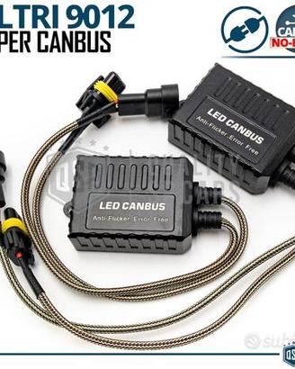 Filtri RESISTENZE CANbus 9012 Kit Led SPEGNI SPIA