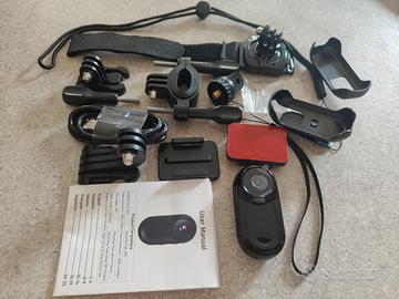 Action cam sports camera schermo posteriore Full H