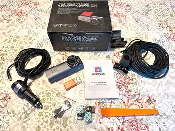 Dash Cam Auto Anteriore e Posteriore 4K UHD+1080P