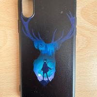 Cover iPhone X e Xs nera harry potter