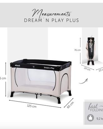 Lettino da viaggio Dream N Play Plus