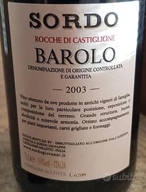 Barolo Sordo Rocche di Castiglione 2003