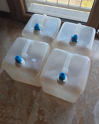 Set 4 taniche in plastica