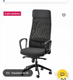 Sedia ufficio Markus ikea