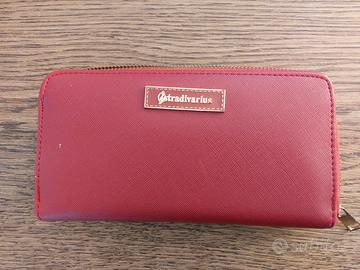 Portafoglio rosso Stradivarius