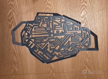 Alessi Vassoio Hellraiser grigio Karim Rashid