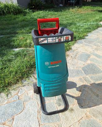 trituratore pulizia aree verdi