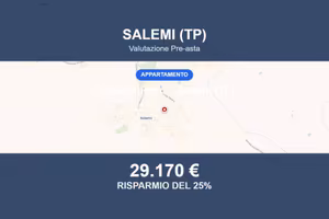 Immobile in asta di 86 m² con box auto a Salemi