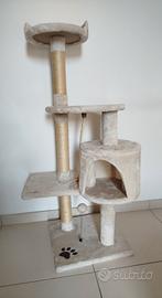 gioco tiragraffi casetta gatto 