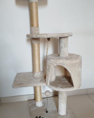 gioco tiragraffi casetta gatto 