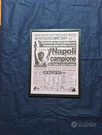 Gazzetta dello sport napoli campione 1986/87