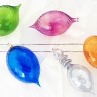 Palline di Natale in vetro soffiato di Murano