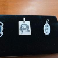 Lotto n. 3 medagliette in argento