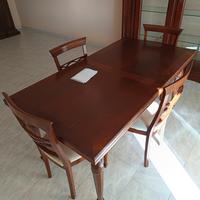 Sala da pranzo completa in legno massello