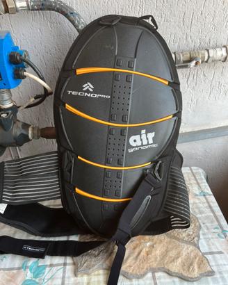 Paraschiena da sciatore tecno pro air gonomic