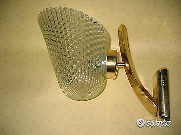 Applique del 1940 in coppia, Venini diamante