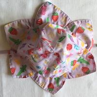 Cappellino estivo bambina rosa con disegni