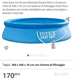 PISCINA ROTONDA CON SISTEMA FILTRANTE!