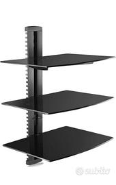 mensola porta lettori DVD  console modem da muro 