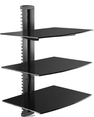 mensola porta lettori DVD  console modem da muro 