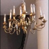 LAMPADARIO in ottone