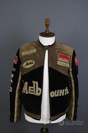 Giubbotto in pelle Biker Racing Melbourne Benzene
