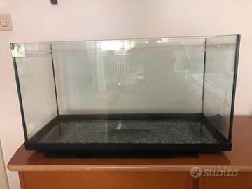 Acquario con filtro e riscaldatore