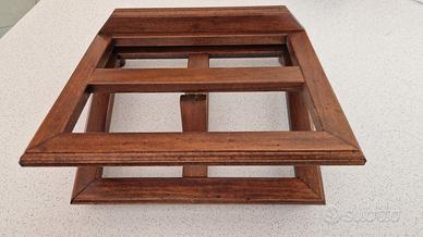 Leggio legno massello noce nuovo stock