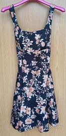 Vestito corto floreale