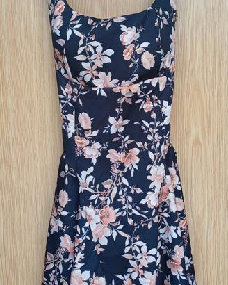 Vestito corto floreale