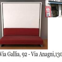 Letto a scomparsa billy rosso- VIA GALLIA 92-LETTI