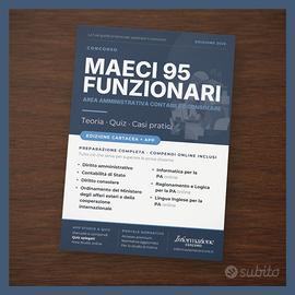 Manuale Concorso MAECI 95 Funzionari Completa