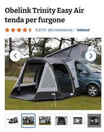 tenda obelink trinità easy air tenda per furgone