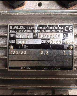 Elettro pompa idromassaggio  piscina tipo 71/2